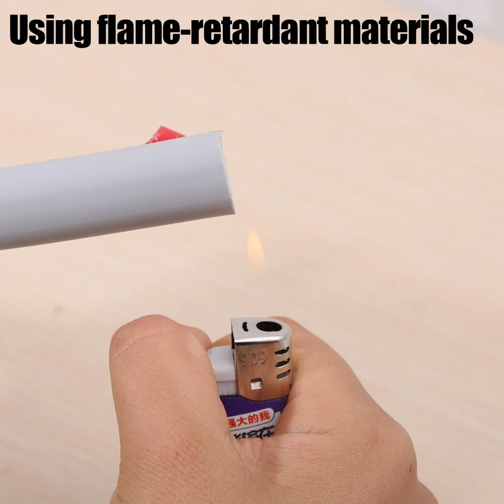 Cubierta de Cable de suelo de 1/3m, protectores de Cable de conducto eléctrico flexibles autoadhesivos, fundas de cables impermeables, accesorio de cableado para el hogar