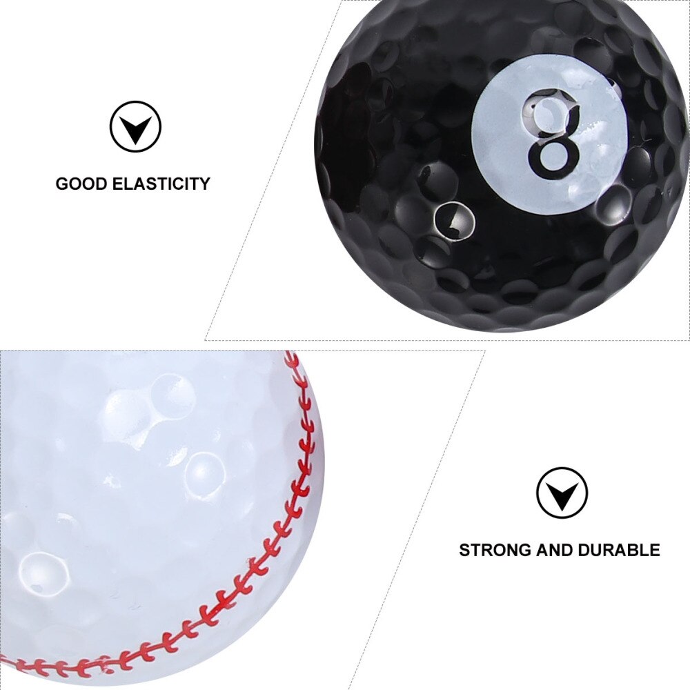 3PCS Sports Theme Training Sports Balls Simulation Rubber Practice (Tennis Basketball Baseball)