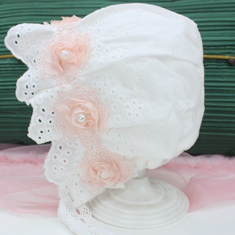 Lolita lace Spanish Princess Maid hats baby photography props toddler girls kids hat bonnet turban: 07