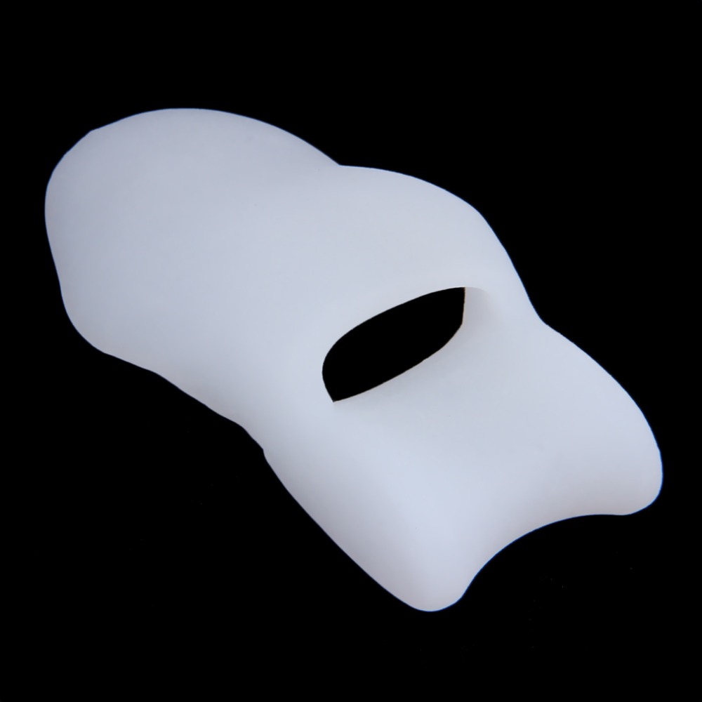 2pcs Silicone Gel Foot Pad Stretch Corrector Alignment Toe Bone Insole