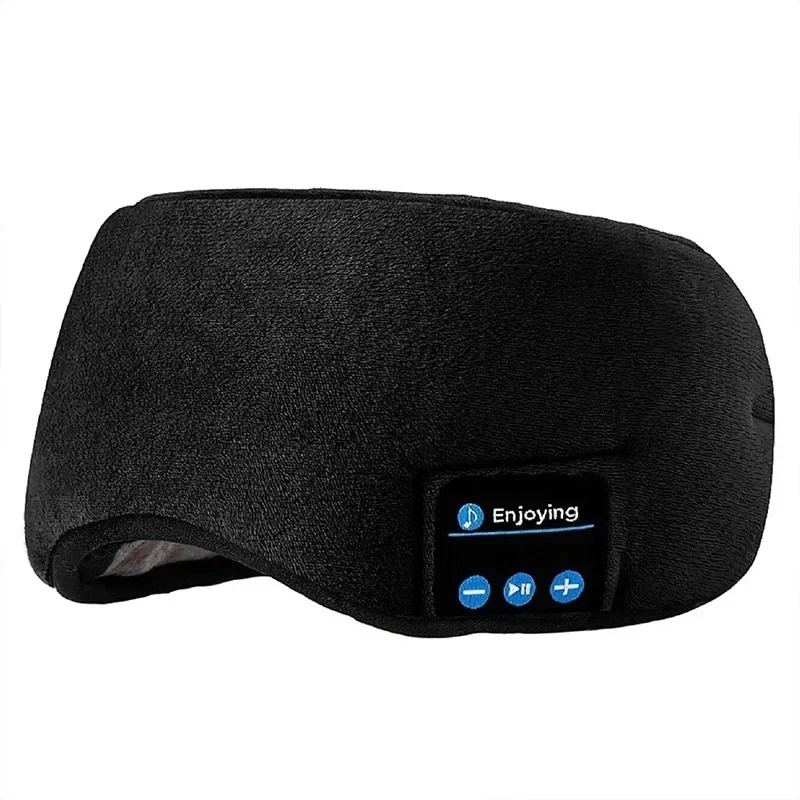 Fone Bluetooth Earphones Sleeping Mask Block Out Light Sleep Mask For Eyes Soft Sleeping Aid Eye Mask Breathable Slaapmasker: Red