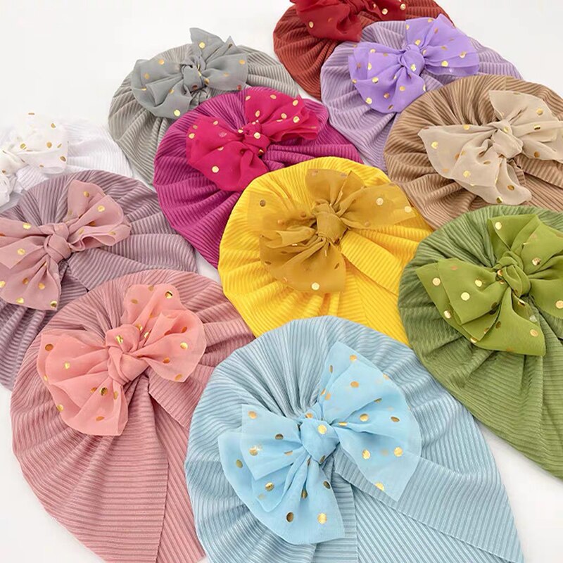 Neue Gewinde Baby Kopfschmuck Wilden Bogen Haar Band Elastische Elastische Stirnband Baby Mädchen Kleinkind Haar BöGen Turban