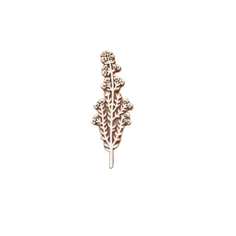 Floral Stamps Wooden Plant Stamp Decorative Handmade Flower Art Craft Wood Stamps Scrapbooking Paper Herbarium Stamp: Beige