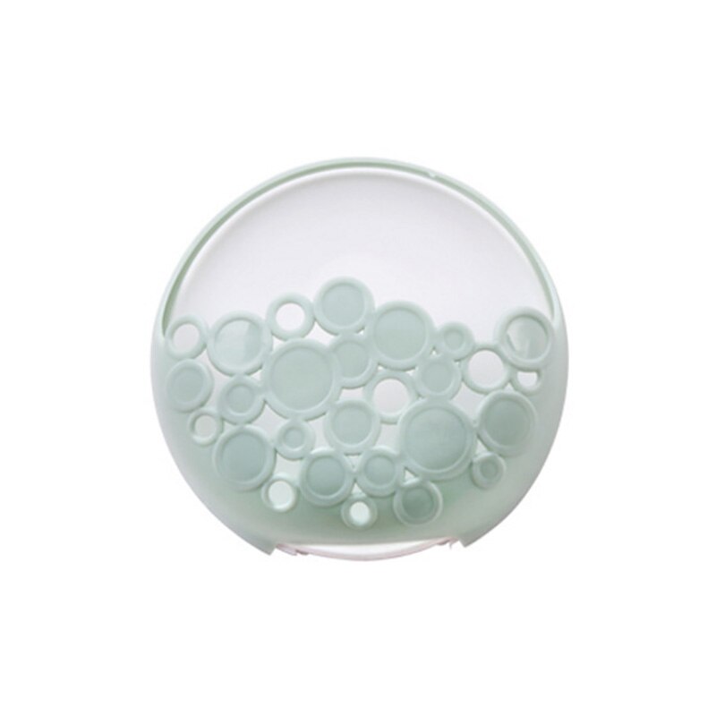 Porte-savon ventouse murale, sans clous, pour salle de bain, cuisine, maison, ventouse de vidange, boîte creuse, fournitures pour la maison: green