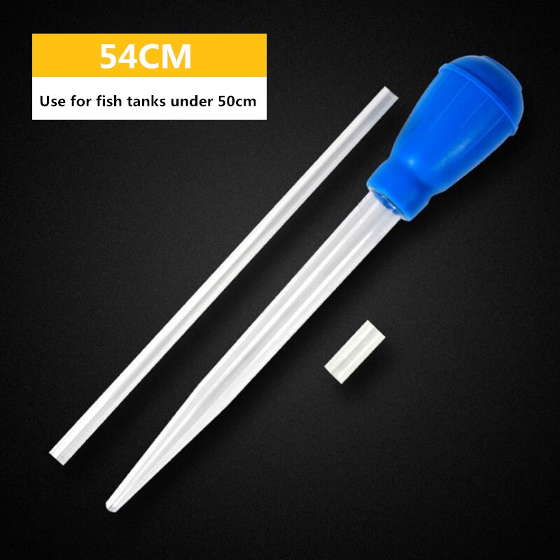 Fish Tank Manual Absorber Water Changer Fish Manure Absorber Water Pipes Small Mini Pump Toilet Turtle Tank Aquarium Tools: 54cm