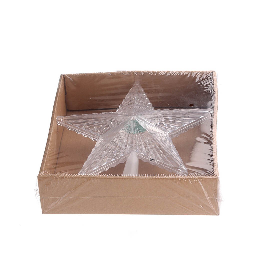 Farbwechsel LED Licht hoch Stern Weihnachten Baum Deckel Weihnachten Dekoration Multi Farbe LED Licht