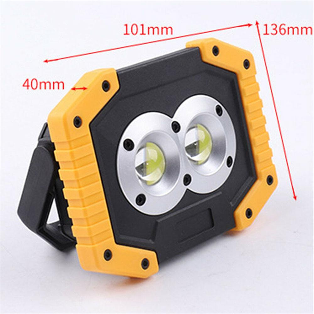 DC 5V LED COB Work Light IP65 Waterproof 3 Modes Square Storeroom Construction Site Garden Night Fishing Camping Emergency Lamp