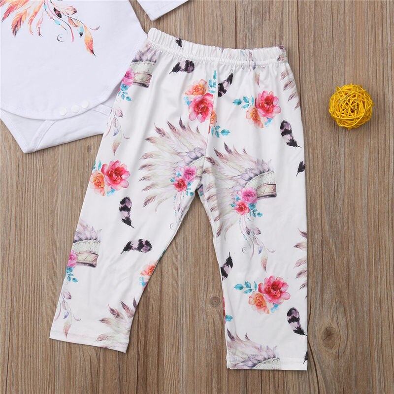 Pudcoco Neugeborenen Baby Mädchen Junge Floral Weihnachten T Shirts Komfort Casual 3 Stück Kind Outfits Schiff