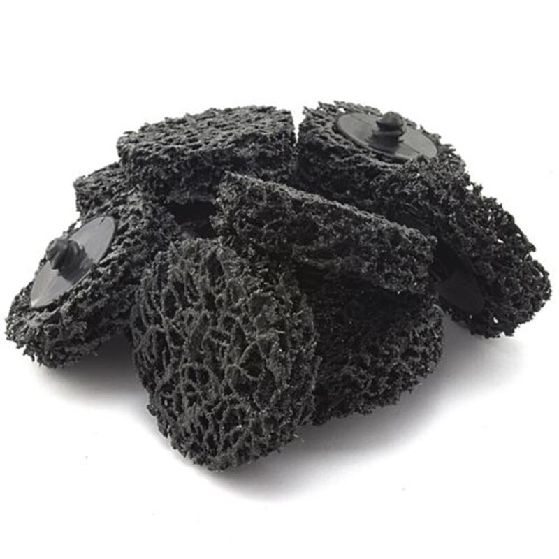 10x 2 Poly Strip Wheel Paint Rust Removal Clean Angle Grinder Disc Cleaning Kit