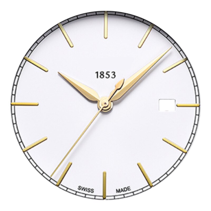 32,7mm uhr zifferblatt hände für T085410A männer quarz T085 uhr Text uhr zubehör T085410 reparatur teile: Weiß Gold Hände