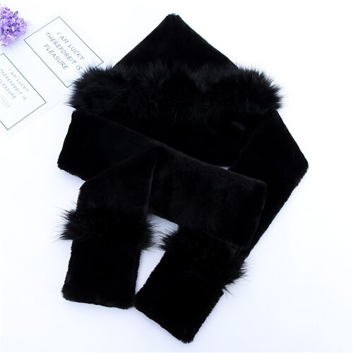 Grå fast vinterlue til menn kvinner unisex svart øreklaff lue lue russisk pelslue ushanka lue dame skjerf lue rosa/svart: Svart