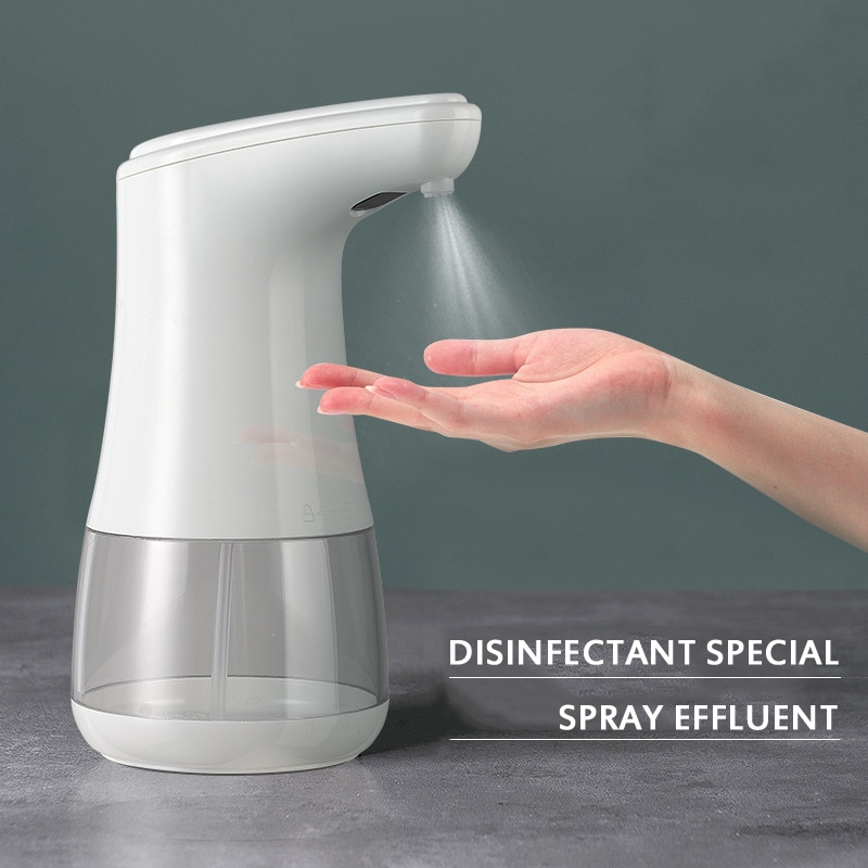 360ML Automatic Sensor Hand Disinfection Machine Touchless Wall-mounted Mist Spray Hand Cleaner Machine For Kitchen Bathroom