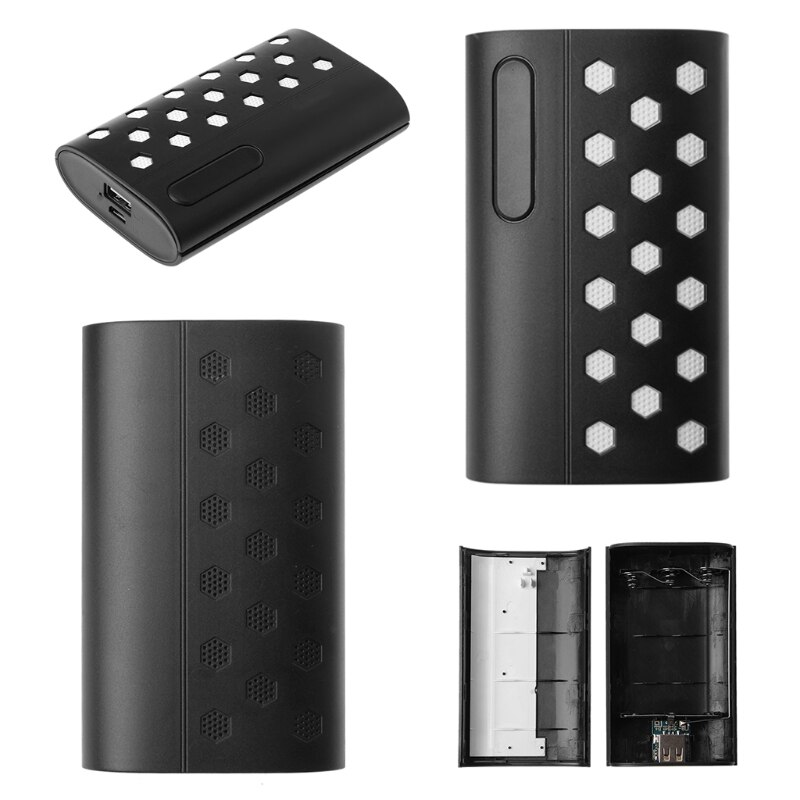 Usb 3x18650 carregador de bateria titular power bank caixa de armazenamento caso kit diy 37mc