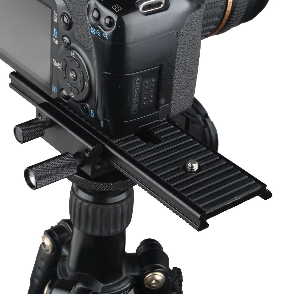 160mm Macro Photography Focus Rail Slider Tripod Head Fine-tuning Head Plate for D5300 D7100 600D 700D 60D 70D