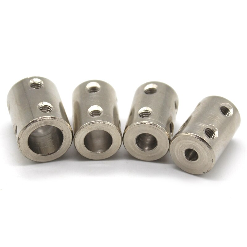 2pcs Motor Shaft Coupler 5mm 8mm High Strength Steel Shaft Drive CNC Motors Coupling Rigid Extension Mechanical Transmission