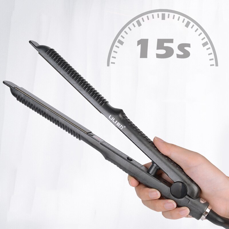 Fer à lisser en céramique fer plat fers à défriser la température ajuster les outils de coiffure électrique