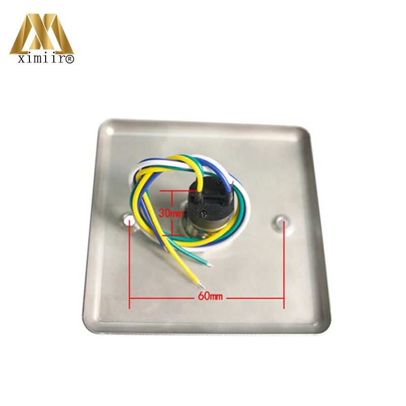 Metal exit button stainless steel exit button with key for all access control system X05K