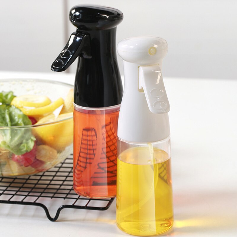 210ml olivolja spray grill matlagning kök bakning olivolja spray olja spray tom flaska vinäger flaska olje dispenser sallad