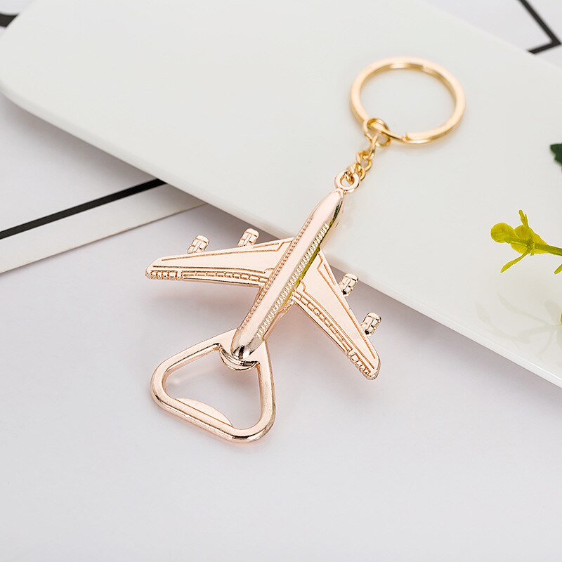 50pz apribottiglie aereo bomboniera e regalo per gli ospiti portachiavi bambino doccia battesimo regalo di ritorno souvenir di nozze