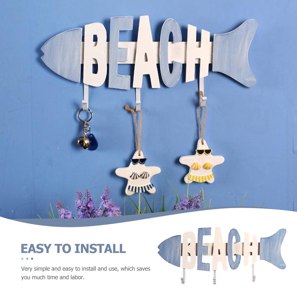 Storage Hook Fish Shape Hanging Hook Home Clothes Organizer Wardrobe Hook
