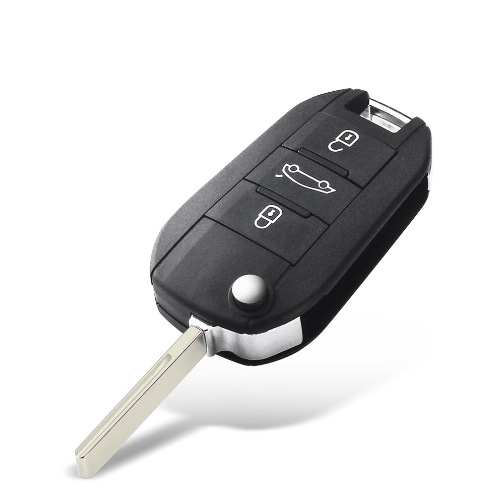 Keyyou til peugeot 208 301 308 5008 508 citroen  c4l hella flush  hu83/va2 uncut blade fjernbetjeningsnøgle skal: Model 4 hu83