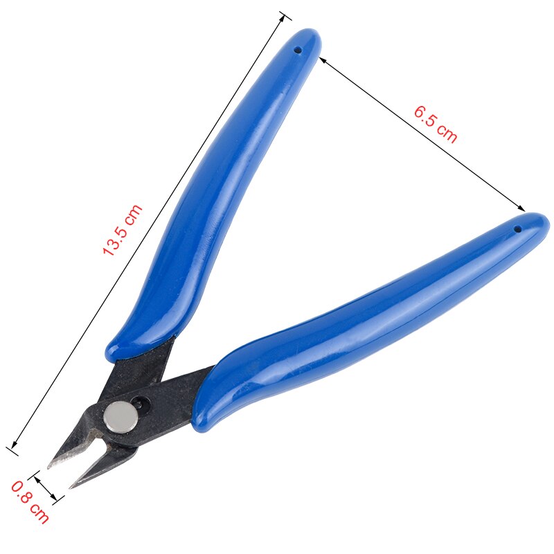 Soporte de soldadura JCD, cortadores de cables eléctricos, tijeras laterales de corte, alicates al ras, pinza antigolpes, herramientas de soldadura multifuncionales