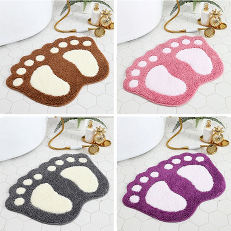 Bathroom Mat Set Carpet Bathroom Floor Rug Anti-slip Rugs Toilet Bath Mat Non Slip Bathroom Set Rug
