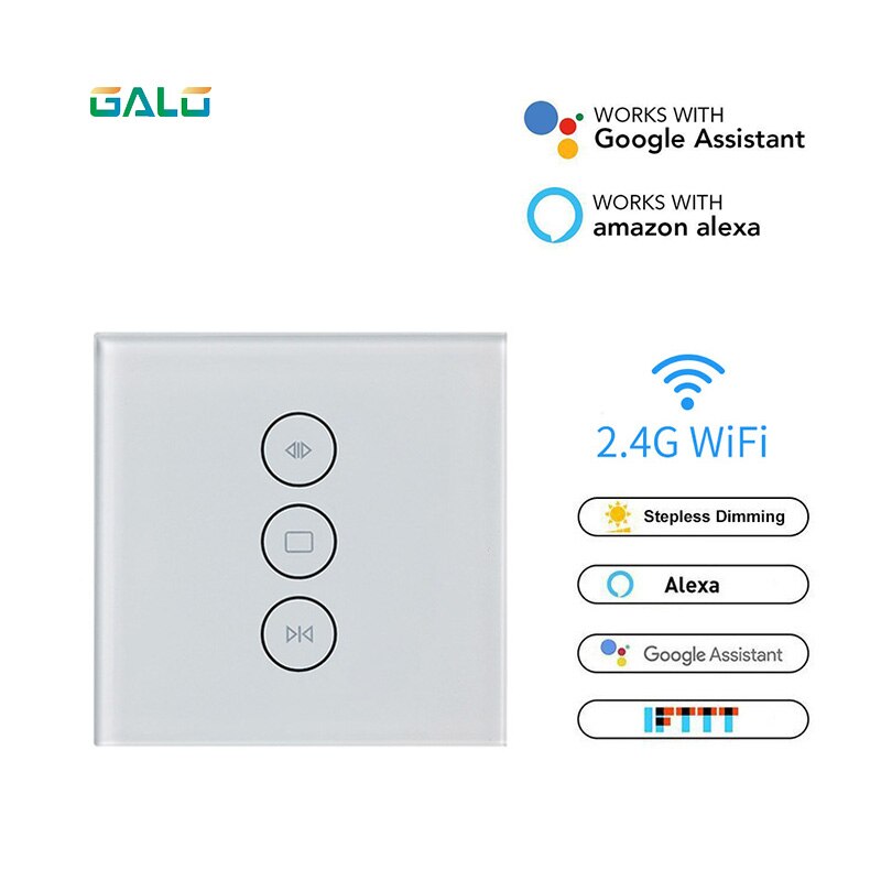 Ouvre-fenêtre électrique en chaîne, moteur 2/4 fils, Tuya WiFi, interrupteur pour rideaux et télécommande, accessoires en option