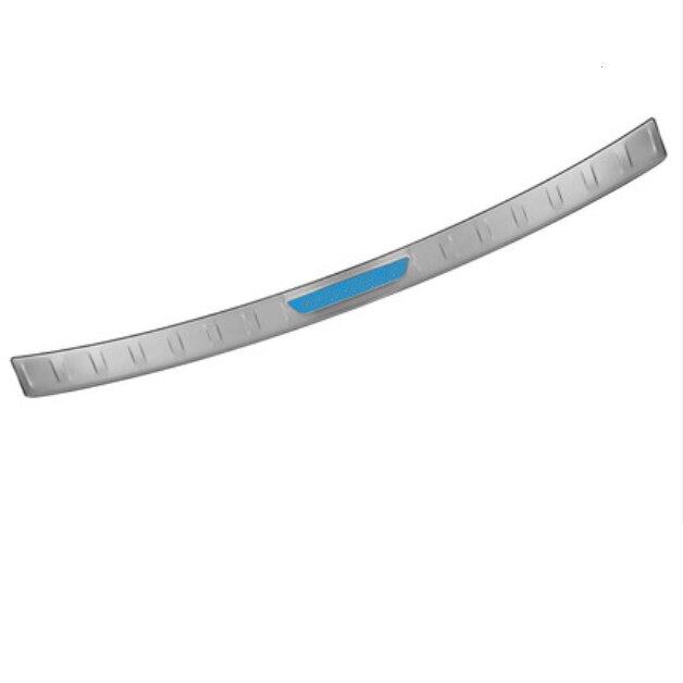 Car accessories For Ford Explorer Stainless Steel Rear Inner Trunk Boot Bumper Guard Plate Protector Molding Trim: Silver 2