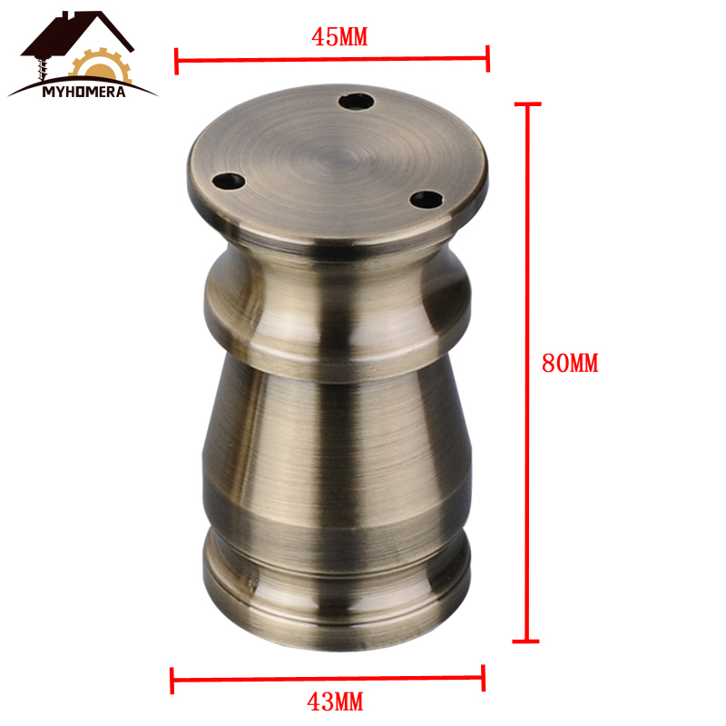Myhomera 80mm-150mm Möbel Füße Bein Einstellbare Schrank Sofa Beine Aluminium Schrank Kaffee Tee Tisch Schlecht Schutzhülle fuß: Farbe D 80mm