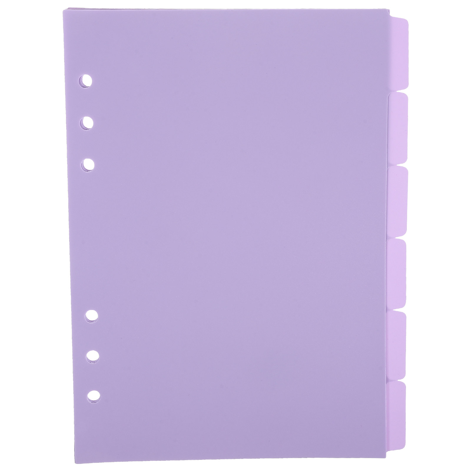 6 Stuks Bindmiddel Papier Verdelers Bindmiddel Verdelers Met Tabs 6 Perforator Kantoorbenodigdheden Plastic Verdelers Bindmiddel Sepators Met Tabs