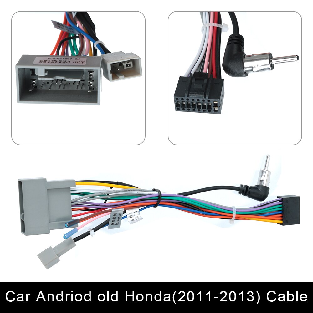 Universal 2 Din Car Android Radio Cable Power Connector: Honda old Fit
