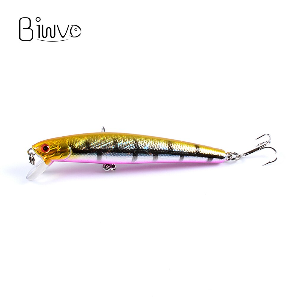 Biwvo Metalen Minnow Crankbaits 9.6cm Karper Vissen Lokt Goederen Voor Vissen Harde Lokken Aas Metal Jig Wobbler Voor Trollen shad