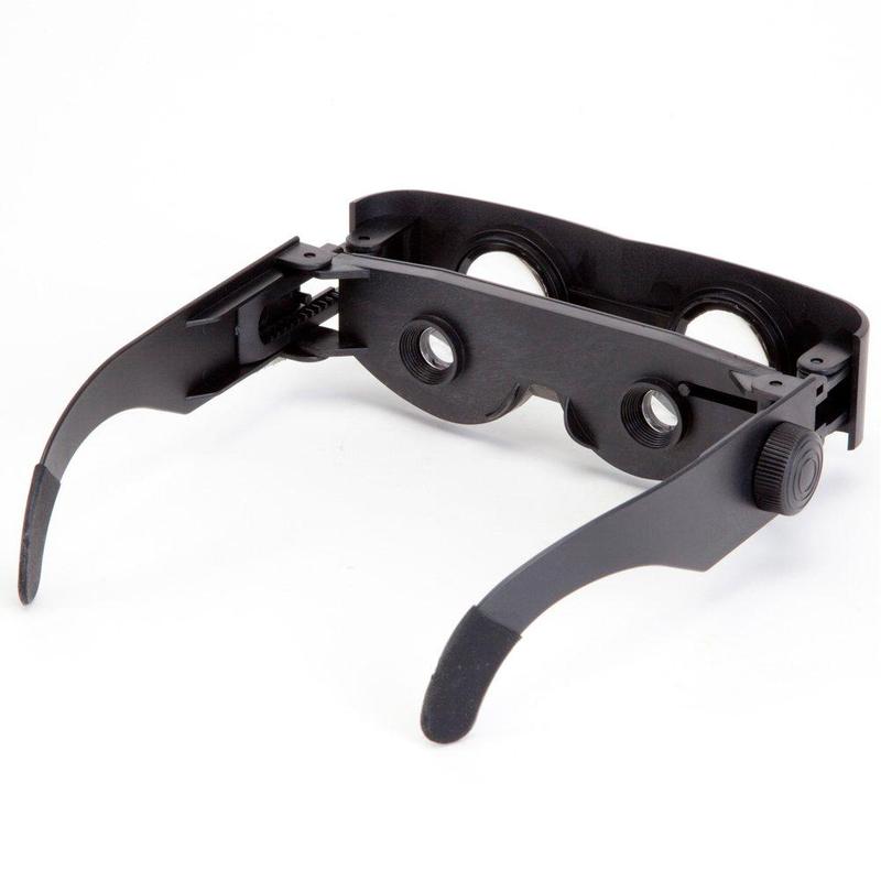 Novo telescópio de pesca portátil ao ar livre óculos de plástico quadro de lupa de pesca hd head-mounted binóculos