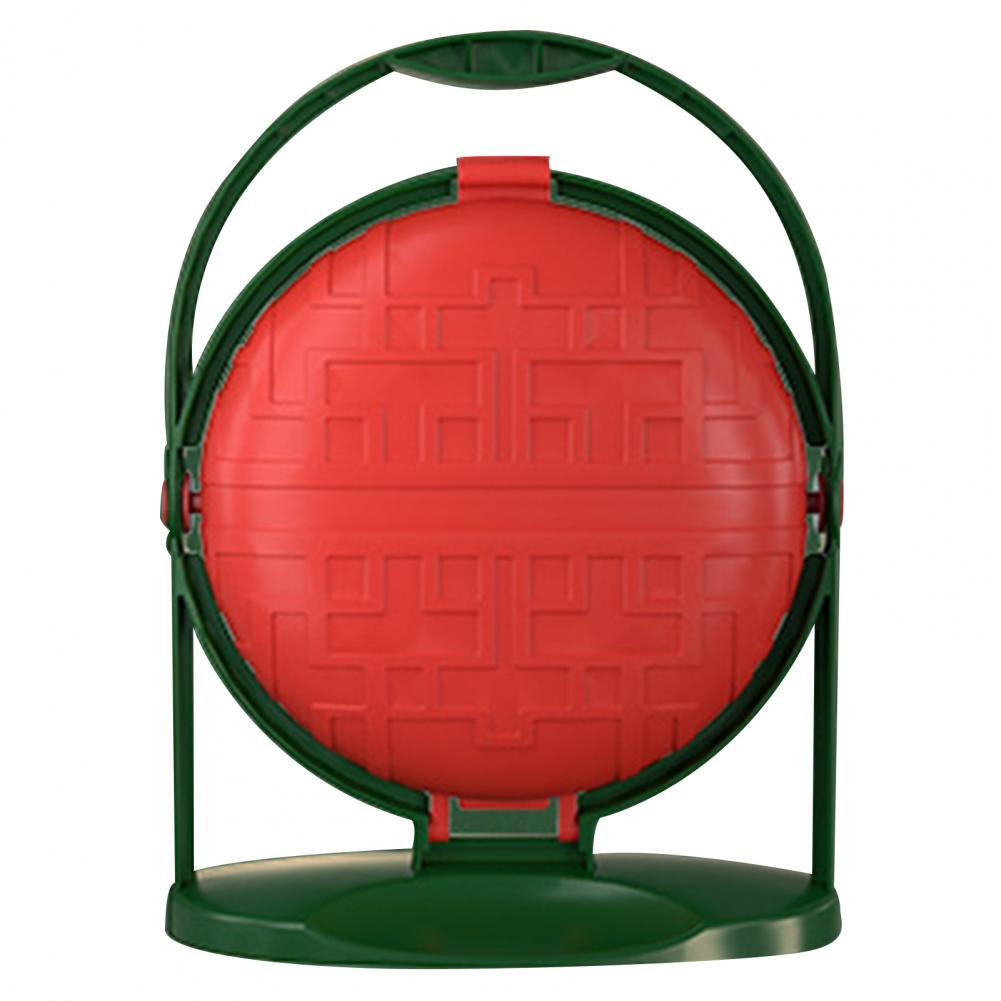 Popular Serving Tray Smooth Edge Reusable Fruit Tray Spinning Multi Tier Serving Plate for Kitchen Platter: Red