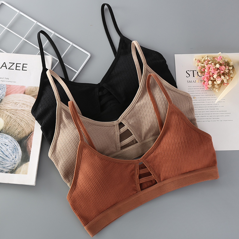 Vrouwen Katoenen Sport Bh Tube Top Crop Dames Naadloze Onderbroek Bh Draadloze Bralette Sexy Lingerie Cropped Bandeau