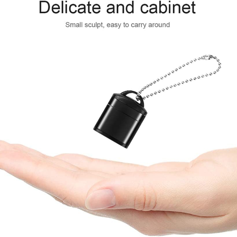 Mini USB 2.0 Card Reader Memory Card Adapter for TF/Micro Sd Cards Reading High Speed Card Reader with Plastic Lid Key Ring