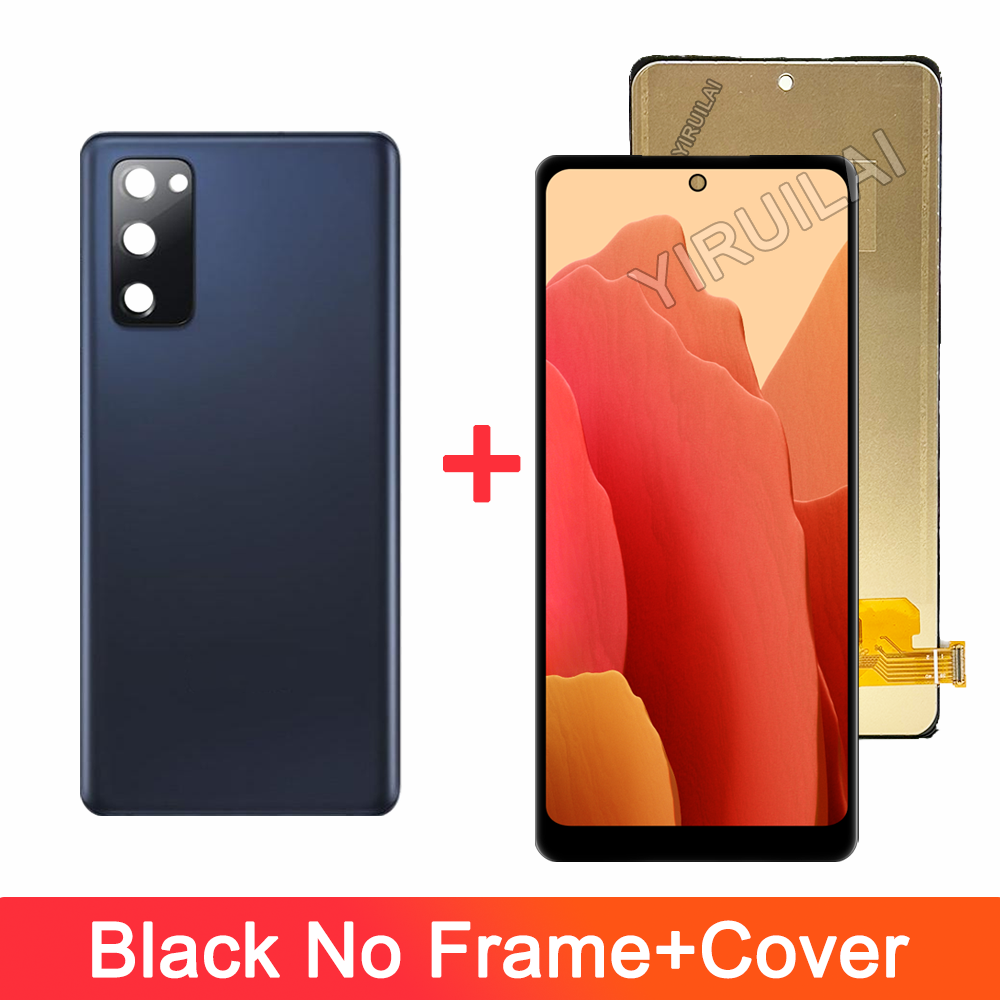 Écran Tactile TFT LCD de Remplacement avec Châssis, pour Samsung Galaxy S20 FE G781B: Ivoire