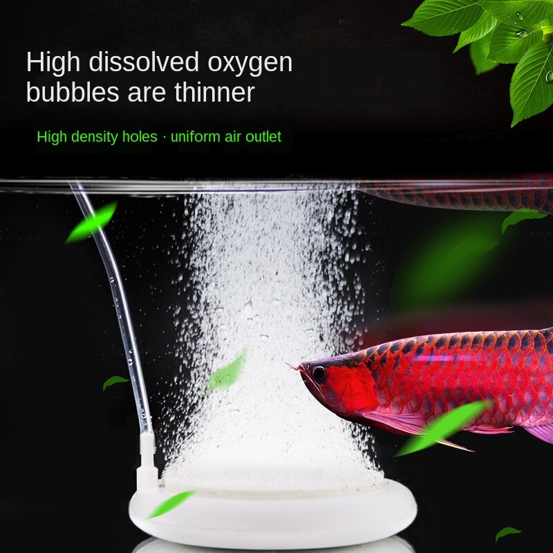4 Sizes Aquarium Nano Bubble Tray Mute O2 Refiner Gas Cake Nano Oxygen Pump Accessories Sand Tray Tray Air Pump Air Bubble Stone