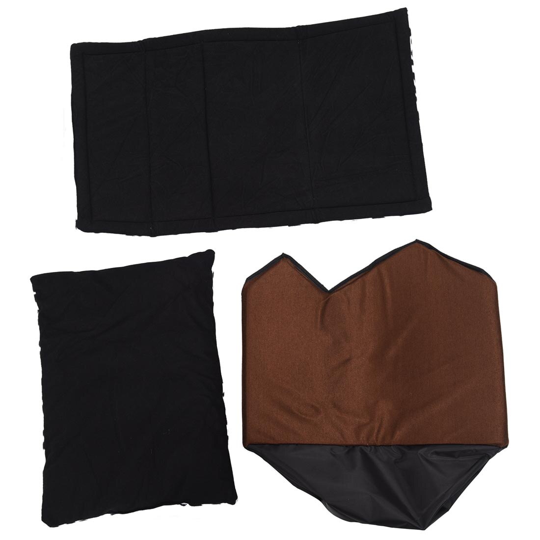 -Luxury High-End Double Pet House Brown Dog Room 50x40x35cm