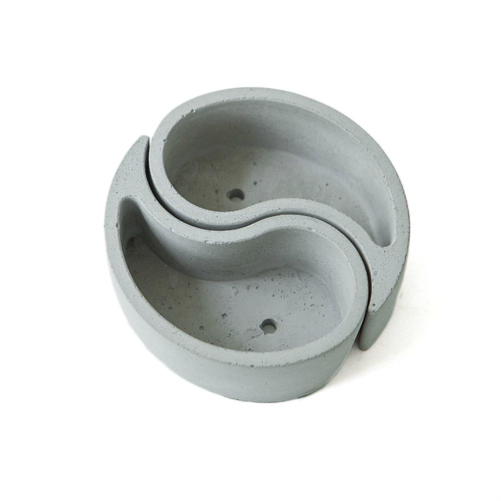 Silicone Mold Eight Diagrams Model Concrete Tabletop Composite Flowerpot Succulent Plant Cement Pot Vase Garden Decoration