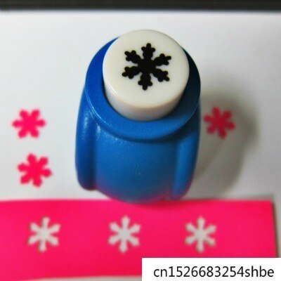 1/pcs Mini Craft Heart Punch Machine Scrapbooking Handmade Cut Card Hole Puncher For Diy Paper Shaper Cutter Furador Eva: snowflake