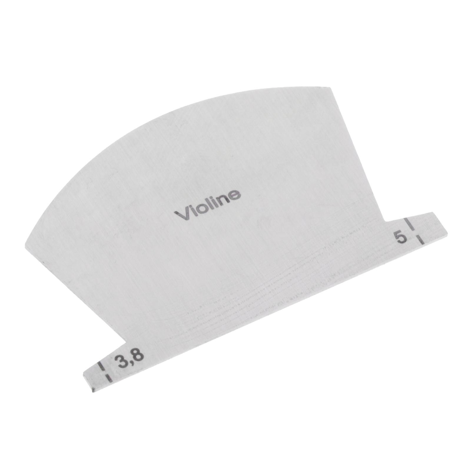 1pc/2pcs Metal Violin Bridge Fingerboard Templates Repair Tools Fingerboard Scraper Making Tools 10 Style for Chose: Violin Arc 1pc