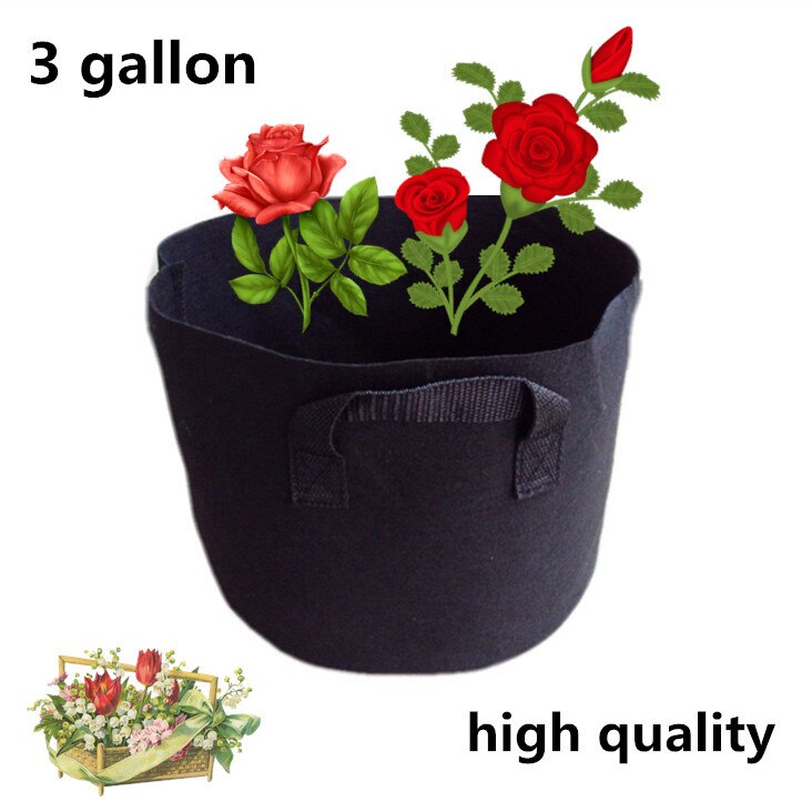 Hageutstyr planteposer planteposer 220g/m2 for kamfertre, bambus 3 gallon 22*27cm
