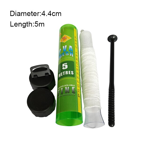 Goture PVA filet de pêche carpe pêche longue coulée filet d'appâtage 5M maille étroite instantanée fondu Net mangeoire accessoires de pêche attirail: D