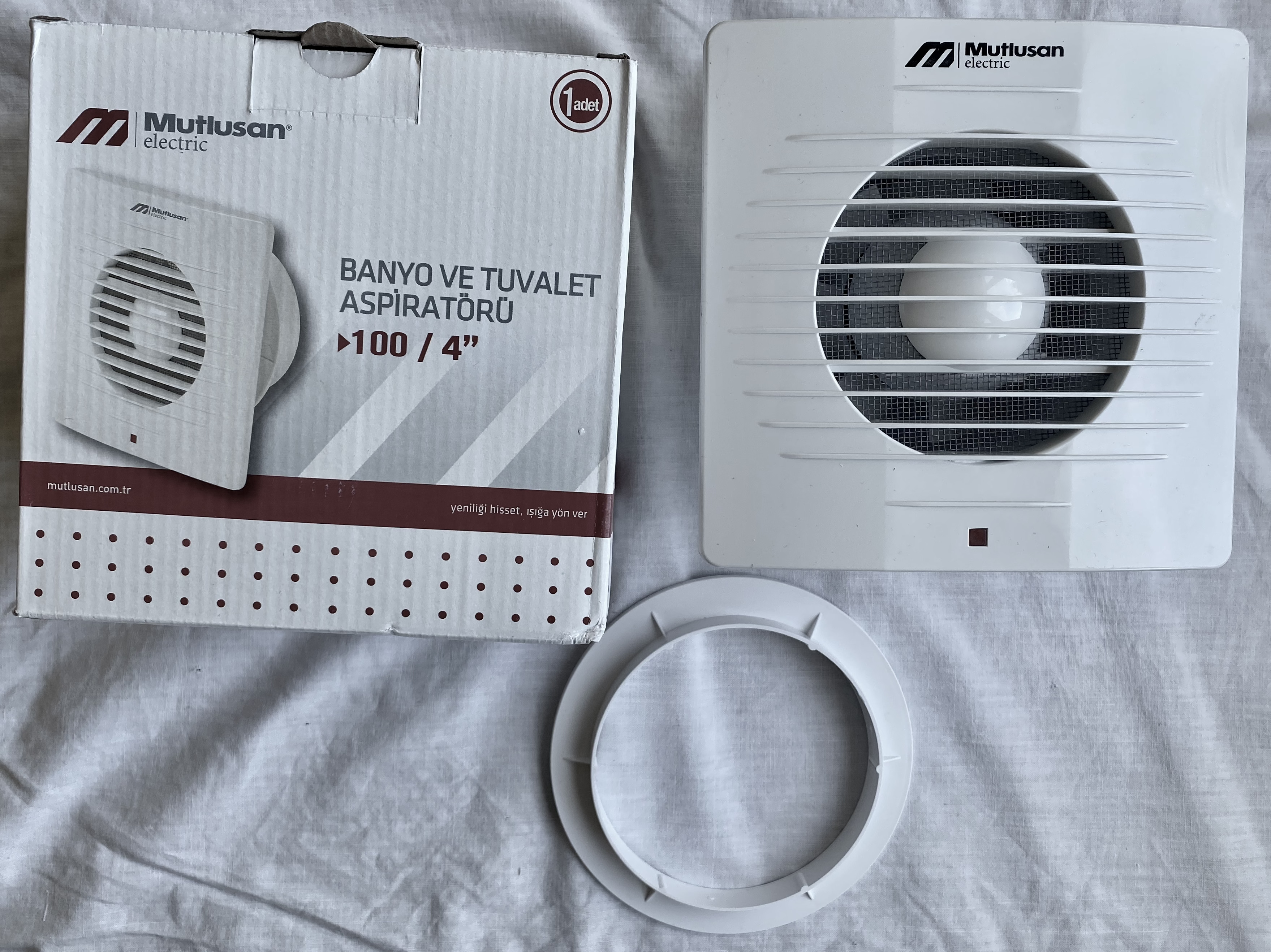 Aspirateur de salle de bain et toilettes (10Cm.) Ventilateur de plafond mural pour cuisine, salle de bain, Garage