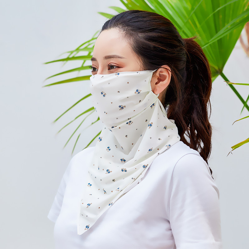 neue Seide Schal Maske Halstuch Sonnenschutz Magie Schals Nacken wickelt Schal Maske Schal Frauen