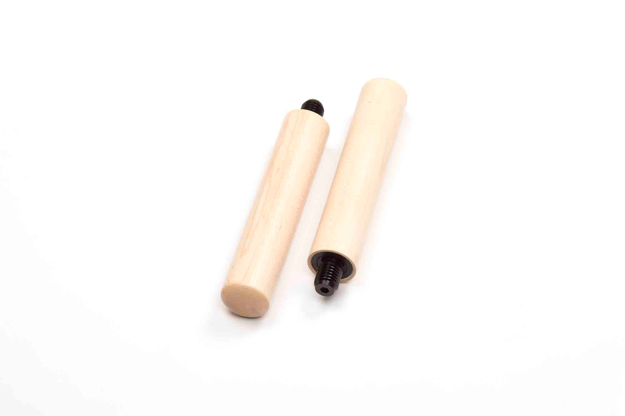 Ahorn pool cue forlængelse med kofanger 15.5cm længde til raseri /hvordan /rovdyr cues sejhed billard tilbehør kina: Default Title