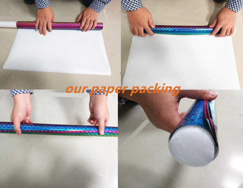 4 stuks kerst inpakpapier rol kraft inpakpapier kraftpapier papier