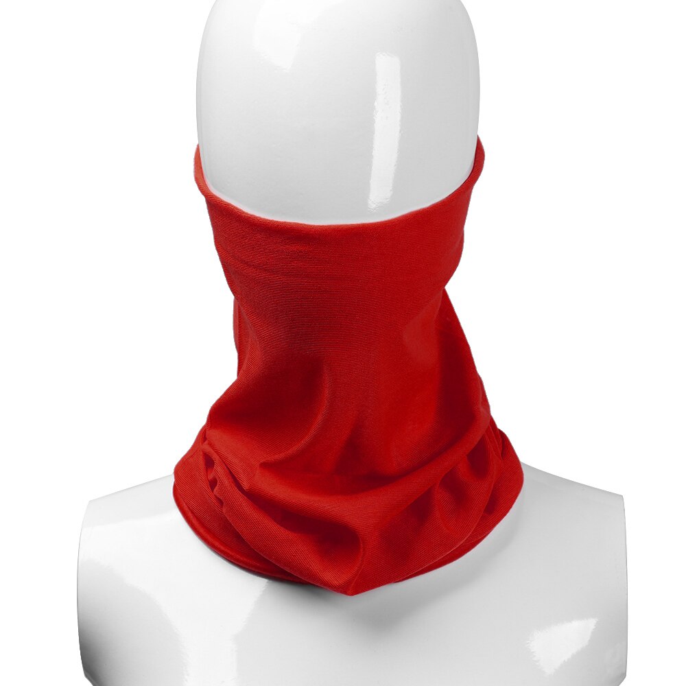 Unisex 3in1 Winter Polar Fleece Neck Warmer Snood Scarf Hat Women Men Thermal Ski Wear Snowboard Warmer Face Mask Beanie Hats: Type2-Red